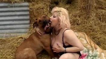 Big-boobed mature gets her pussy drilled by awesome doggy