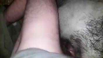 Dude with a hard cock plowing a kinky dog form behind