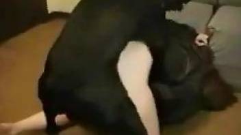 Perky assed lady getting banged by a black beast
